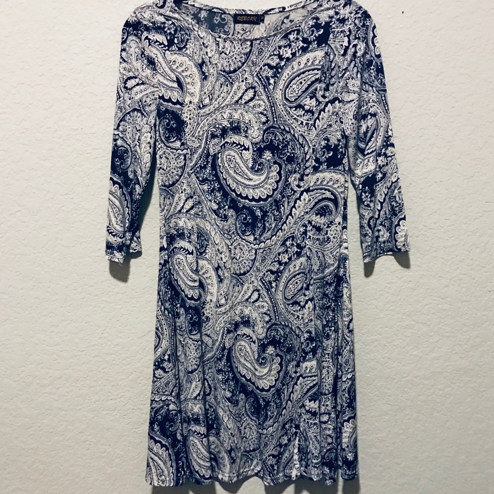 REBORN FIT AND FLARE DRESS